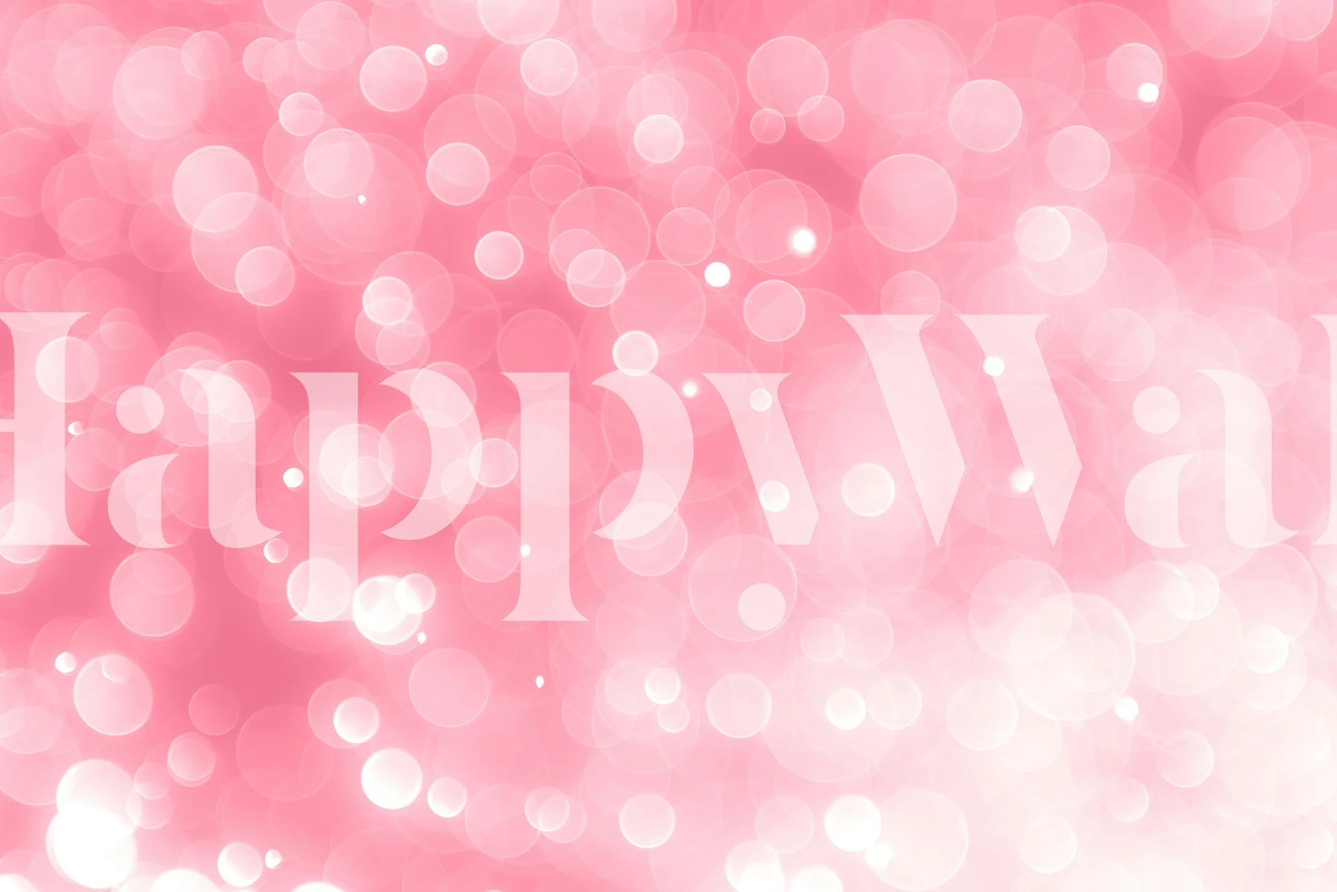 Elegant pink wallpaper design in a room