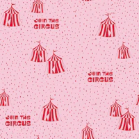 Join the Circus - pink wallpaper