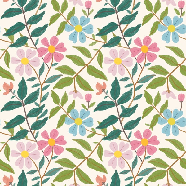 Pastel Blooms Design