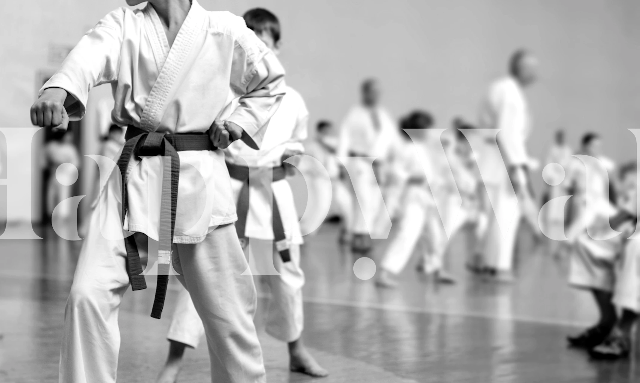 Tapeta energični sat karatea