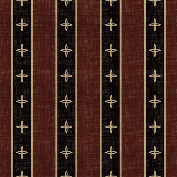Antique Bengal Stripes Rusty