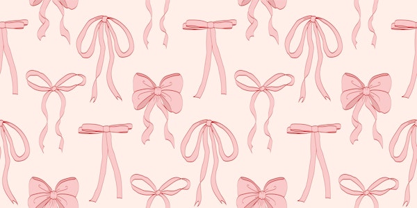 Delicate Pink Bow Motifs