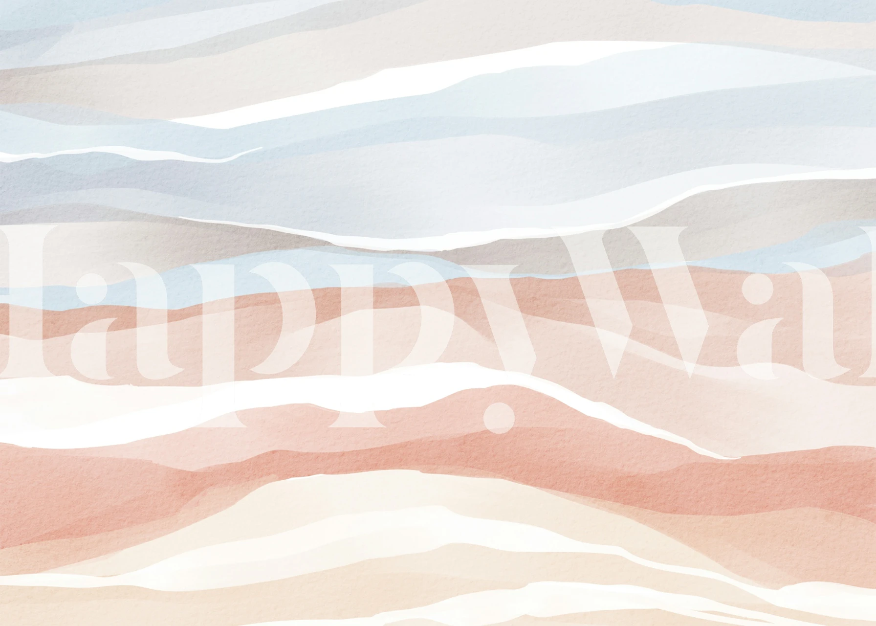 Serene Ombre Ridge Lines tapete