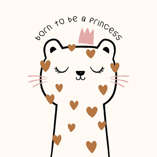 Charming Leopard Illustration