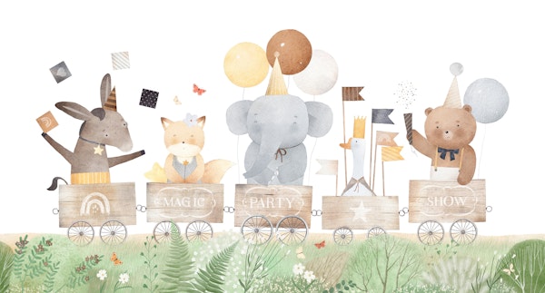 Party Animals on a Train