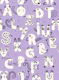 ABC Living Alphabet Lavender