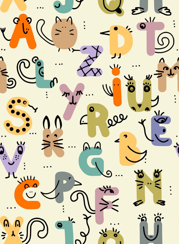 ABC Living Alphabet Multicolor