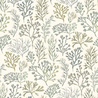 Green Seaweed Botanical Extra Large wallpaper