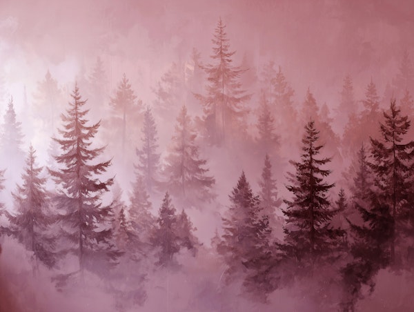 Mystic Forest View Pink