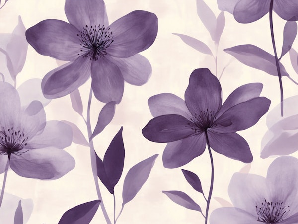 Purple Petals Harmony