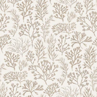 Pale Beige Seaweed Botanical Large wallpaper