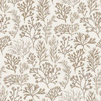 Beige Seaweed Botanical Large wallpaper