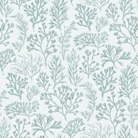 Pale Aqua Seaweed Botanical Extra Large wallpaper
