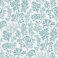 Aqua Seaweed Botanical Extra Large wallpaper