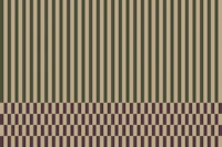Geometric dual stripes checks green & beige tapet
