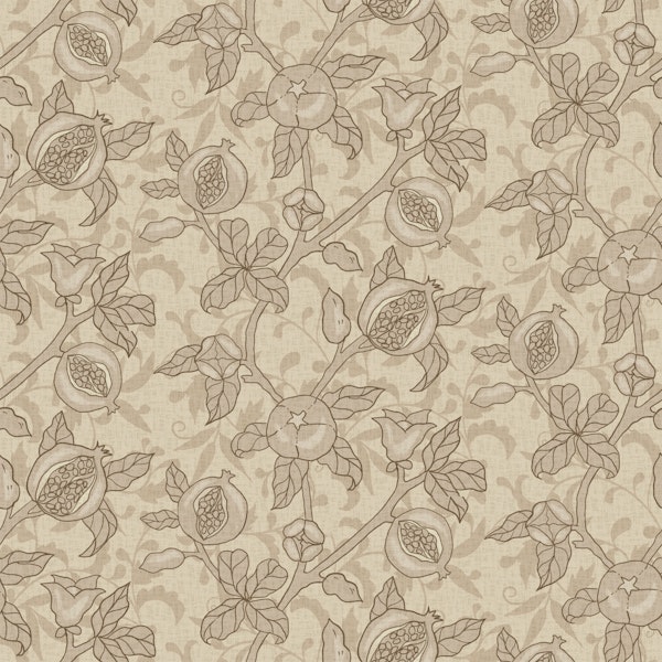 Sepia Pomegranate Botanical