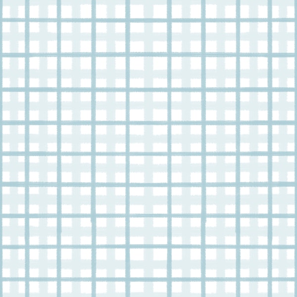 Powder Blue Grid Pattern
