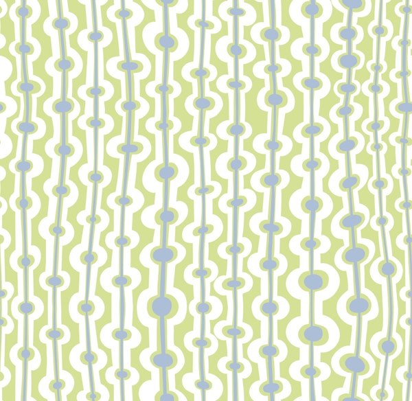 Seaweed Stripes - Melon and cream Large