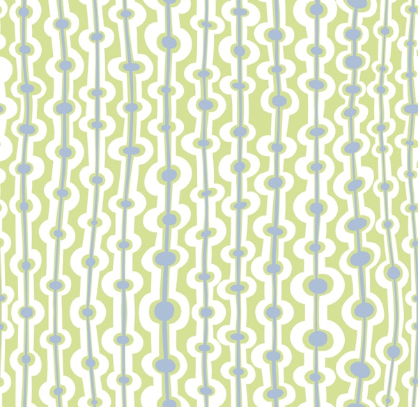 Seaweed Stripes - Melon and cream Medium