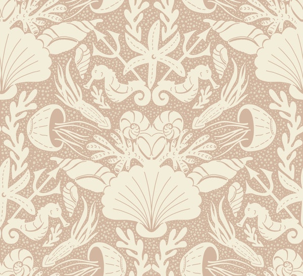Nautical Mandala Cream Beige