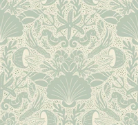 Nautical Dreamscape sage green tapet