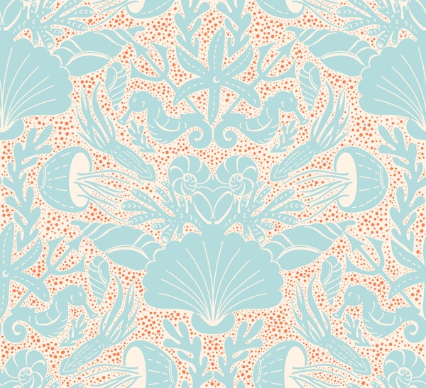 Nautical Dreamscape aqua mint
