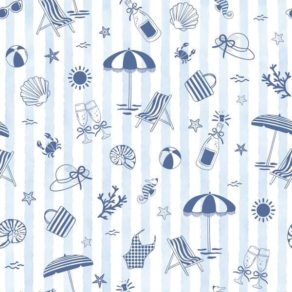 Ocean Inspired Coastal Line Art