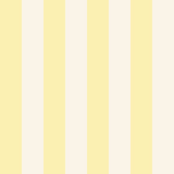 Soft Yellow Cream Cabana Stripes