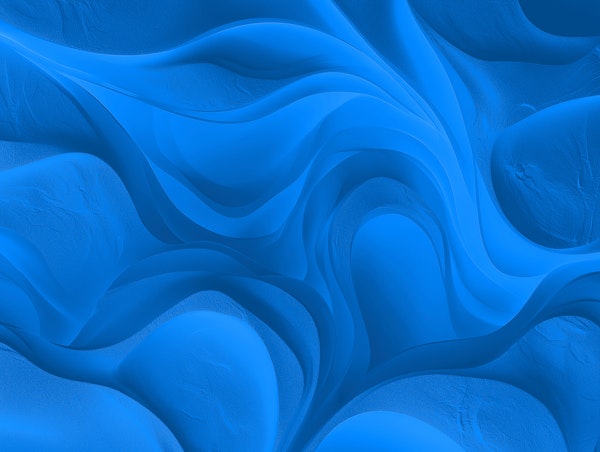 Ocean Blue Abstract Relief