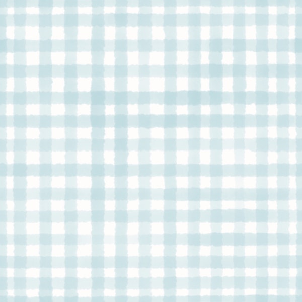 Soft Blue Gingham Pattern