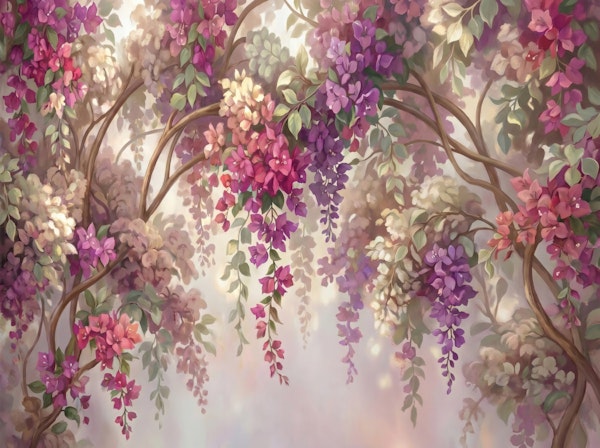 Dreamy Wisteria Canopy