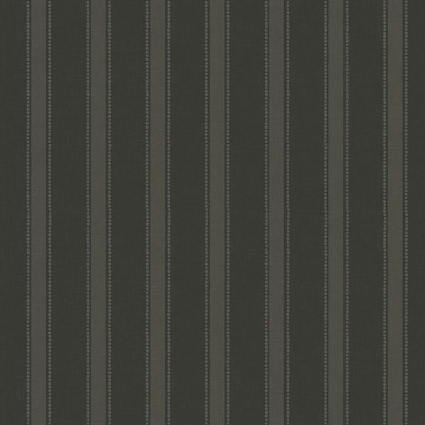 Charcoal Gray Dotted Stripes
