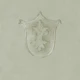 Vintage Fleur De Lis Shield - Sage Green