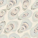 Watercolor Oyster Shells on Linen Texture