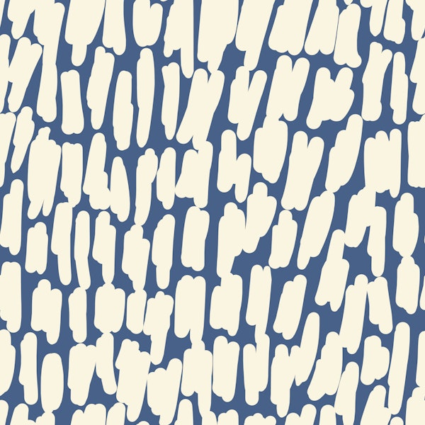 Minimal organic strokes vanilla blue