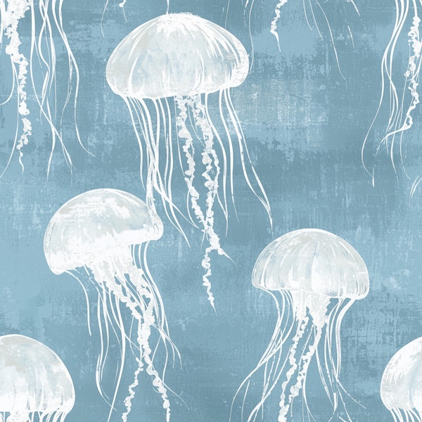 Coastal Jellyfish Calm Pattern