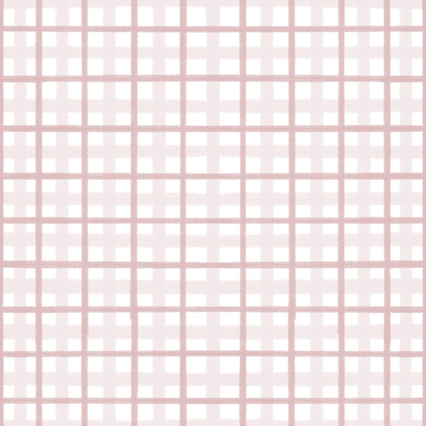 Dusty Rose Grid Pattern