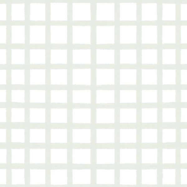 Soft Sage Check Pattern