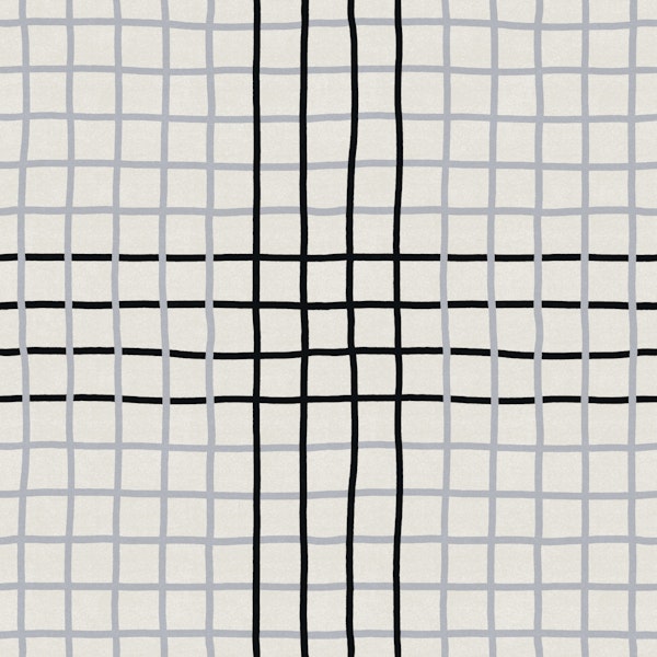 Hand drawn modern grid lines neutral