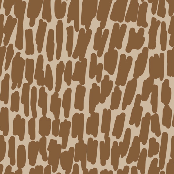 Minimal Organic Strokes brown beige