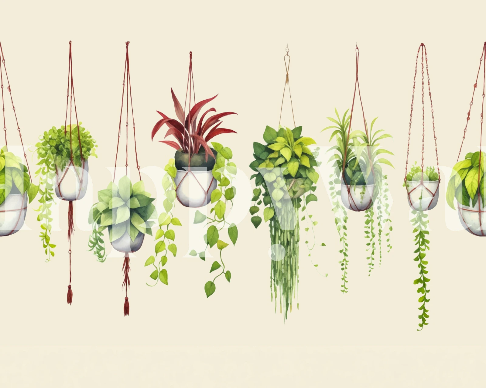 Floating Greenery Indoor Garden tapete