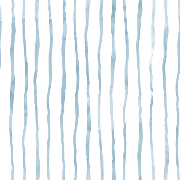Soft Blue Watercolor Stripes