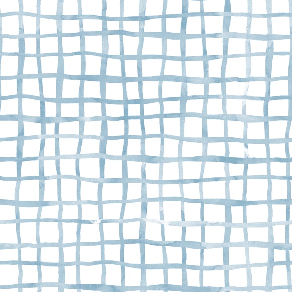 Soft Blue Watercolor Grid