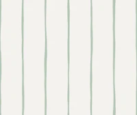 Thin Painterly Stripes - Sage Green tapete