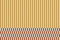 Bold graphic stripes checks yellow & red tapet