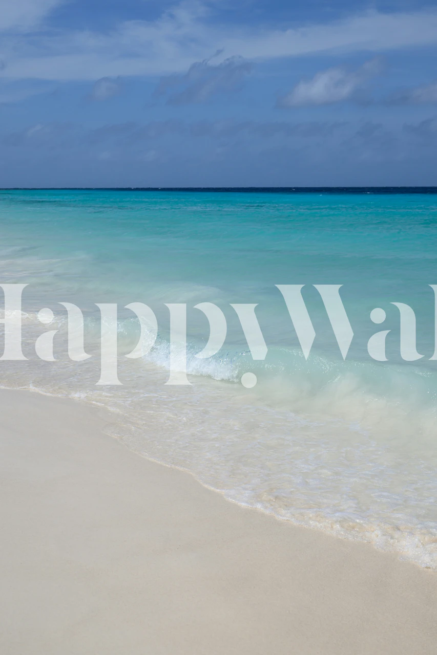 Caribbean Ocean Beach Dream 8 wallpaper in a room