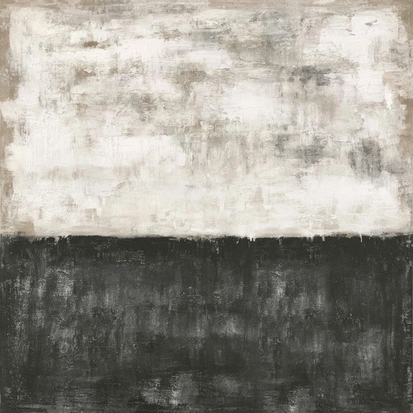 Minimalist Greige Abstract Horizon