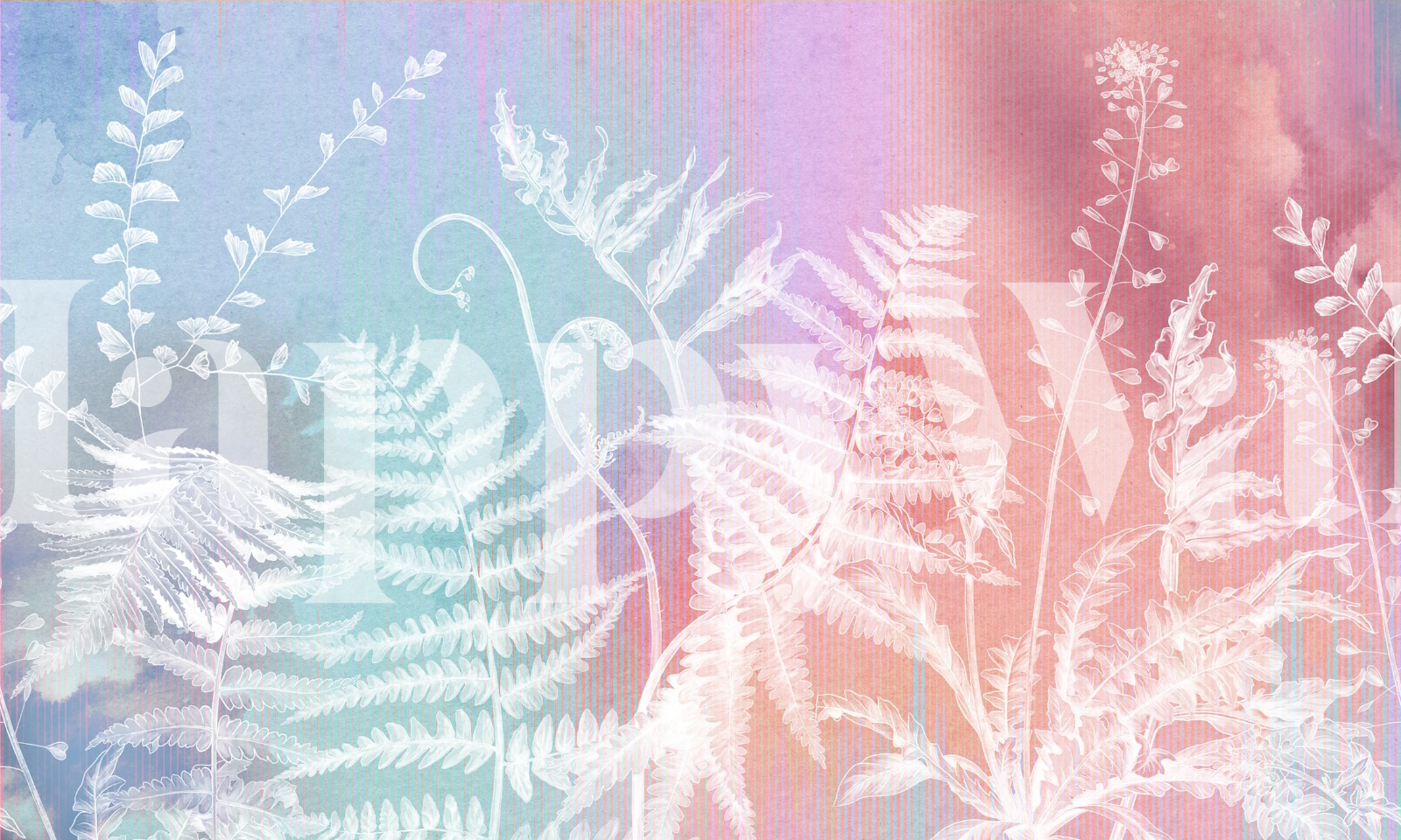 Forest 6 wallpaper in a stylish room