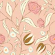 Modern Chintz Floral Blush Pink