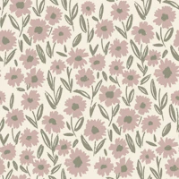 Blush Daisy Meadow carta da parati